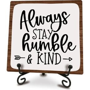 Christian Wooden Sign With Iron Stand, Faith Over Fear Wooden Plaque Gifts For Friends, Coworkers, Positive Decor Shelf, Desktop, Home & Office Supplies(5 X 5 Inches) - A19