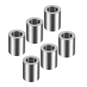 6pcs Sleeve Bearings - [ 3mm x 6mm x 6mm ] Oilless Bushings Precision Sleeve Bearing for Industrial Equipment Use | Chrome Steel