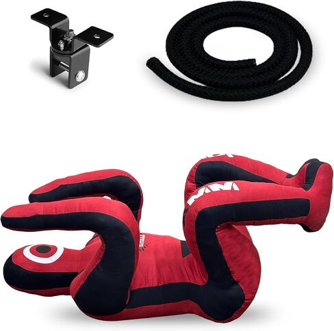 Grappling Dummy for Adults, Unfilled Wrestling Dummy, Hanging Jiu Jitsu Dummy for BJJ, MMA, Judo, Karate, Martial Arts Dummy with Rope and Holder in Saudi Arabia