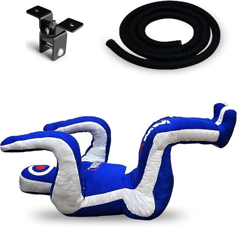 Grappling Dummy for Adults, Unfilled Wrestling Dummy, Hanging Jiu Jitsu Dummy for BJJ, MMA, Judo, Karate, Martial Arts Dummy with Rope and Holder in Saudi Arabia