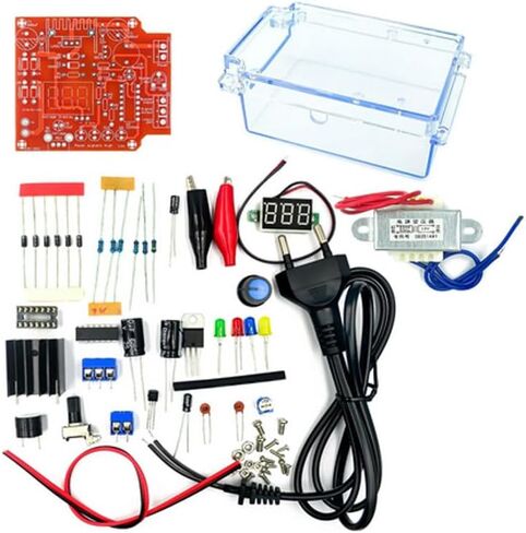 LM317 DIY Kit Adjustable Regulated Voltage 110V to 1.25V-12.5V Step-Down Power Supply Module PCB Board Electronic Kits in Saudi Arabia