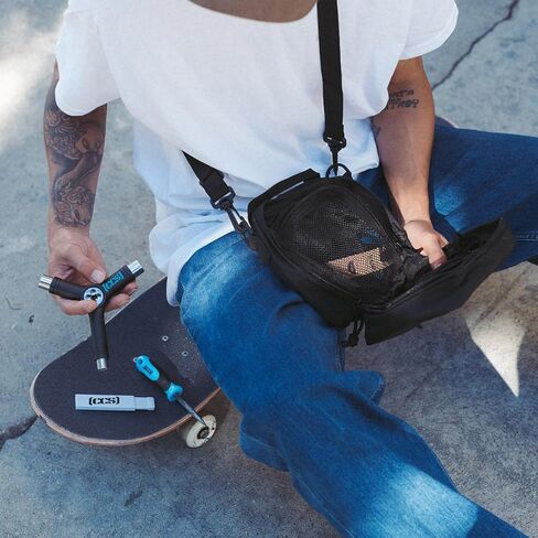 [CCS] طقم تزلج الطوارئ | الأجهزة، وأداة المقبض والتزلج، والمحامل، والشمع، وخيارات أربطة الأحذية | أساسيات رحلة التزلج | تتضمن حقيبة الأدوات مجموعة أدوات التزلج في حالات الطوارئ - فاخرة، باللون الأسود in Kuwait