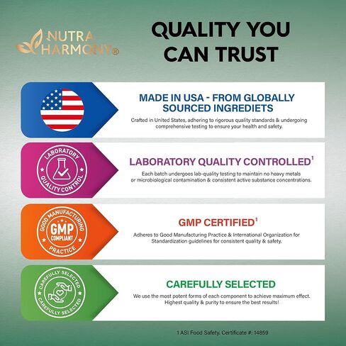 مكمل الكولين NUTRAHARMONY مع حمض الفوليك وفيتامين ب6 - صنع في الولايات المتحدة الأمريكية - 120 كبسولة in Kuwait