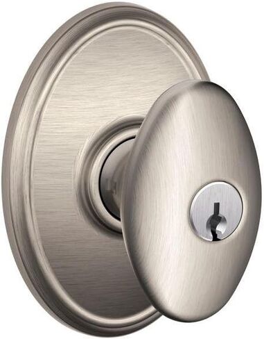 مقبض خصوصية SCHLAGE Siena، وردي أندوفر، نيكل ساتان - FA40DNB619/F40SIE619AND in Saudi Arabia