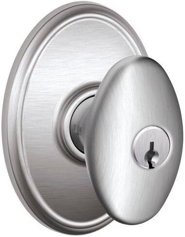 مقبض خصوصية SCHLAGE Siena، وردي أندوفر، نيكل ساتان - FA40DNB619/F40SIE619AND in Saudi Arabia