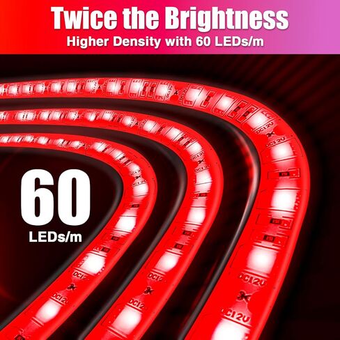 LED Boat Lights 32.8ft (2 Rolls of 16.4ft), LED Boat Strip Lights, Waterproof Boat Interior Light, Pontoon, Bass Boat, Kayak, Jon Boat, Cabin, Deck, Boat Navigation Lights(Red) in Saudi Arabia