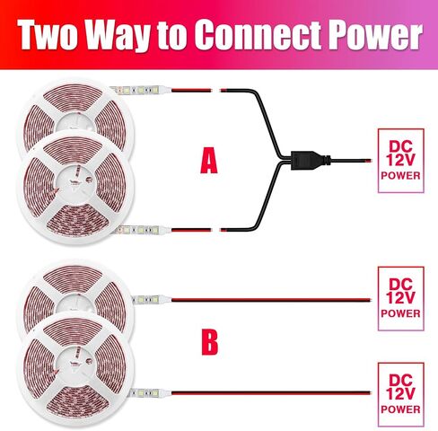 LED Boat Lights 32.8ft (2 Rolls of 16.4ft), LED Boat Strip Lights, Waterproof Boat Interior Light, Pontoon, Bass Boat, Kayak, Jon Boat, Cabin, Deck, Boat Navigation Lights(Red) in Saudi Arabia