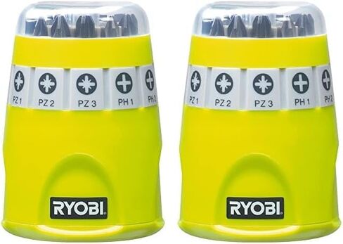 Ryobi RAK10SD Screwdriver Bit Set (10 Piece) (Pack of 2) in Saudi Arabia
