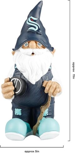 FOCO Seattle Kraken NHL Team Gnome in Saudi Arabia