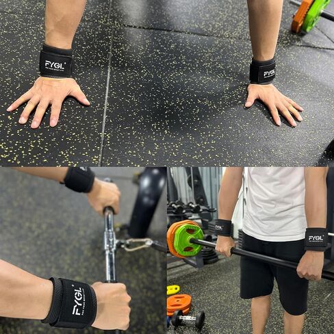 Weightlifting-Wrist-Wraps - Neoprene Padding for Enhanced Grip and Support in Powerlifting, Weight Lifting and Deadlift in Saudi Arabia