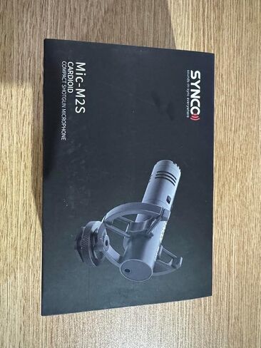 SYNCO External Video Microphone, Mic-M1S Camera Shotgun Microphone with Shock Mount Windshield for DSLR Camera Smartphone, Cardioid Directional Microphone in Saudi Arabia