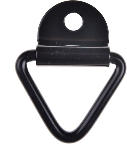 CAVO 10 PCS V-Ring Tie Down Anchors for Trailer, Pickup, Warehouse, Boat, Cargo Hooks, Black Heavy Duty Steel V Ring Anchor with Anti-Corrosion Coating, Trailer Accessories, Truck Bed Tie Downs in Kuwait