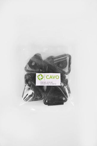CAVO 10 PCS V-Ring Tie Down Anchors for Trailer, Pickup, Warehouse, Boat, Cargo Hooks, Black Heavy Duty Steel V Ring Anchor with Anti-Corrosion Coating, Trailer Accessories, Truck Bed Tie Downs in Kuwait