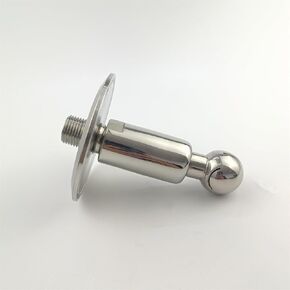 Rotary CIP Spray Ball 1/2" MNPT to 3" Tri Clamp SS304 Stainless Steel Tri Clover Tank Washing Nozzle
