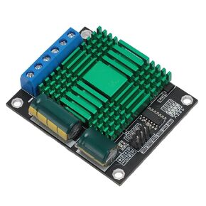 DC Motor Driver, 9V ‑ 30V 60A Motor Drive Controller Board Module Double Channel PWM High Power H Bridge DC Stepper Module for Industrial