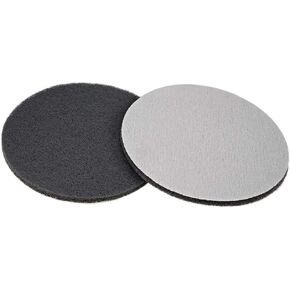 uxcell 2pcs Drill Power Brush Tile Scrubber Scouring Pads 7 Inch Hoop and Loop 1000-Grits Surface Conditioning Disc for Household Cleaning