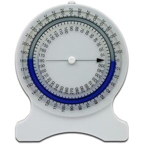 High Precision Physical Inclinometer - Baseline Physical Therapy Inclinometer with 360° Rotating Dial, Digital Medical Inclinometer with Clear Fonts, Leak-Proof Manual Muscle Tester