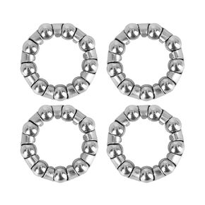 X AUTOHAUX 4pcs 29.5mm x 9 Ball Bearing Cages Crank Bearings Mid Axle Wheel Bearing Retainer for Bicycle