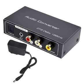 HDMI ARC Audio Extractor, AMANKA Digital HDMI ARC zu SPDIF Koaxial Optical Cinch L/R Stereo Ausgang 3,5mm 192KHz DAC Converter Optical Digital HDMI Audio auf Analog für TV DVD PS4 Blu-ray USW
