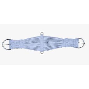 Cotton Blend Western Horse Girth with White Fabric - Premium Equine Comfort,Durability