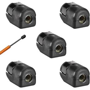 5Pcs Gas Spring End Fitting Connector M6 Female Thread PA66A5 Gas Strut End Fittings Connector Generator Accessories