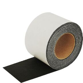 Haloera Rubber Grip Tape for Handle Anti-Slip - Heavy Duty Non-Abrasive Waterproof Tape for Indoor & Outdoor, Contact Surfaces Safer, Comfort, Noise Reduction, Customizable - (Black, 2In x 10Ft)
