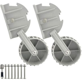 ISURE MARINE Flip-up Retrackable Dinghy Wheels Nylon Ribs Towing Boat Launching Wheels