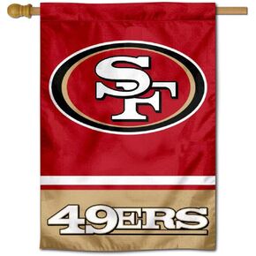 WinCraft San Francisco 49ers Two Sided House Flag
