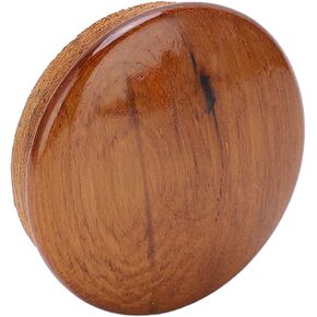 Marine 2-1/2 inch Steering Wheel Center Lid,High Strength Teak Wood Gloss Finish, for Boat Destroyer Steel Wheels Accessories,Suitable for Boats,Yatch