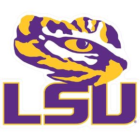 Craftique LSU Magnet (Tiger Eye LSU Magnet (3",6",12",18"), 3 in)