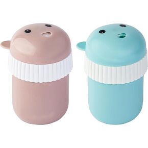 Toothpick Holder - Funny Toothpick Dispenser for Home - Plastic Toothpick Bottle for Kitchen - Portable Tooth Picks Container, Bear Shape, 2 Pcs