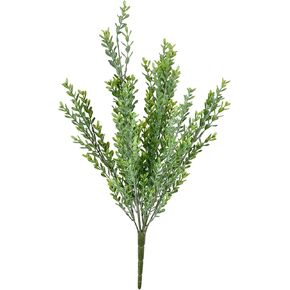 Vickerman Everyday Artificial Green Mini Locust Bush 21 Inch Long - UV Resistant - Perfect for Home Or Office - Sprigs Decor for Shrubs Centerpiece Vases