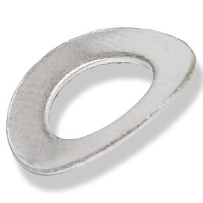 100pcs Wave Spring Lock Washer Assortment Kit,304 Stainless Steel Springs,Curved Spring Washers Springs Gaskets,M6
