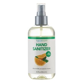 SpaRoom Hydrating Hand Sanitizer, 62% Alcohol with Aloe Vera & Essential Oils, Citrus Scent, 0.5 Fl Oz Travel Spray Bottle, 3-pack