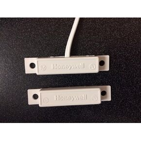 Honeywell Ademco 949WH Mini Reed Screw Mount Contact, 15' Lead (White)