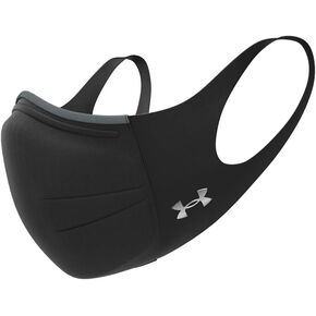 Under Armour UA スポーツマスク フェザーウエイト 1枚 Black/Black/Silver Chrome XSSM