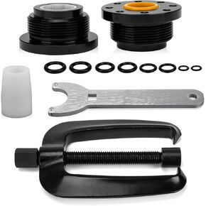 Hydraulic Steering Cylinder Seal Kit - PSLER Front Mount Hydraulic Steering Support Bracket Puller for HC5340 HC5341 HC5343 HC5344 HC5346
