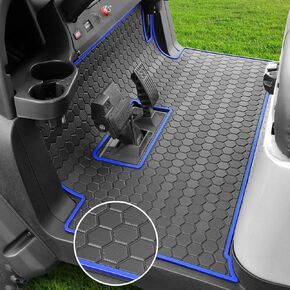 Club Car Precedent Golf Cart Full Coverage Floor Liner Mat, Fits Club Car Precedent (2004-2023), Onward & Tempo (2017-2023), Villager & V4L (2019-2023), Durable Anti-Slip Rubber