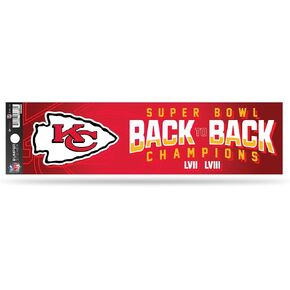 Rico Industries NFL Football Kansas City Chiefs Back to Back Champs