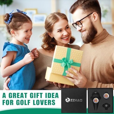 ZZHAO Golf Divot Tool and Golf Ball Marker, Divot Repair Tool，Golf Accessories for Men, Funny Gifts for Men, Tools for Men in Saudi Arabia