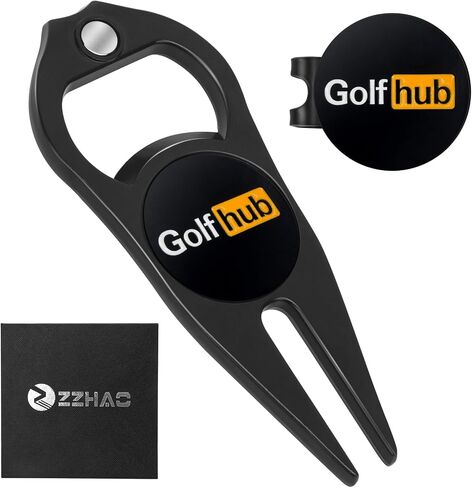 ZZHAO Golf Divot Tool and Golf Ball Marker, Divot Repair Tool，Golf Accessories for Men, Funny Gifts for Men, Tools for Men in Saudi Arabia