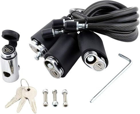 KUAT Transfer Single Cable Lock Kit with Locking Hitch Pin | Durable Reliable Steel Heavy-Duty Anti-Theft Bicycle Lock Compatible with Original Transfer Hitch Bike Rack in Saudi Arabia