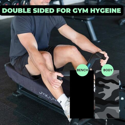 Gym Towel for Working Out (35 x 17 Inches) - 100% Recycled Microfiber, Lightweight Soft & Highly Absorbent Sports, Yoga & Workout Towel, Sweat Towel for Gym - Ideal Gift in Saudi Arabia