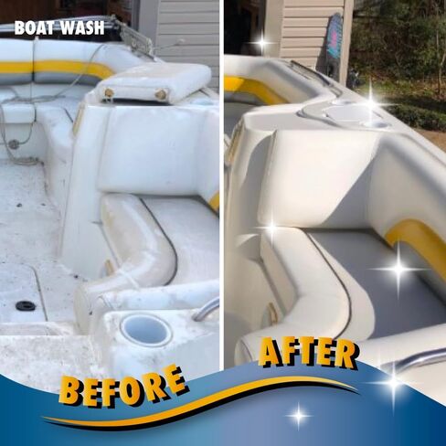 BooYah Clean Boat Wash – Only 4oz Per Gallon Super Concentrated Formula for Cleaning All Types of Watercraft – Meets EPA Safer Choice Direct Release Criteria in Saudi Arabia