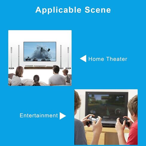 HDMI ARC Audio Extractor Support HDMI ARC to Optical SPDIF 3.5mm AUX Jack | HDMI ARC to Optical Coaxial RCA 3.5mm Audio Adapter Splitter for HDTV Soundbar Speaker Amplifier with Cable in Saudi Arabia