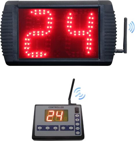 Shot Clock Basketball Timer,12/24/25/30/35/40/60 Seconds Countdown Timer, Portable Shot Clock with Buzzer for All Sports in Kuwait