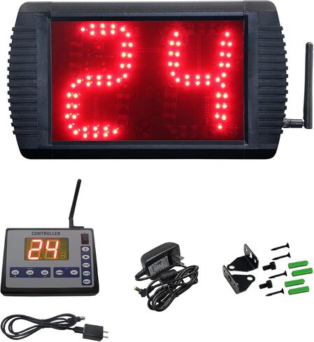 Shot Clock Basketball Timer,12/24/25/30/35/40/60 Seconds Countdown Timer, Portable Shot Clock with Buzzer for All Sports in Kuwait