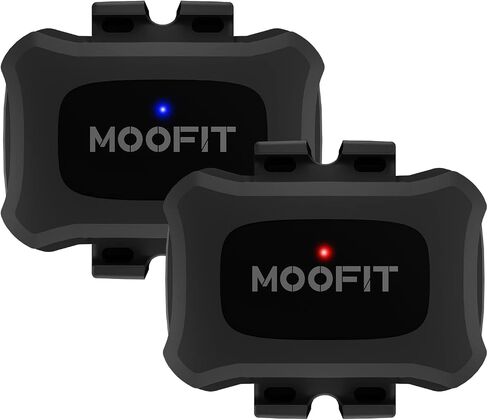 MOOFIT Speed/Cadence Sensor,ANT+ Bluetooth Cycling Cadence Sensor,Wireless RPM Sensor for Bicycle or Spin Bike,IP67 Speed and Cadence Sensor Compatible with Wahoo, Zwift, Openrider, Peloton in Saudi Arabia