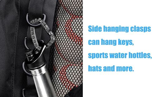 Youeon Soccer Ball Bag Hold 14-16 Balls, Large Mesh Sports Ball Bag Equipment Adjustable Shoulder Strap, Football Bag Basketball Bag for Coach, Heavy Duty Netted Bag with 2 Front Pockets in Kuwait