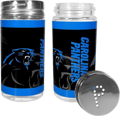 NFL Siskiyou Sports Fan Shop Carolina Panthers 3 pc Tailgater BBQ Set and Salt and Pepper Shaker Set One Size Team Color in Saudi Arabia